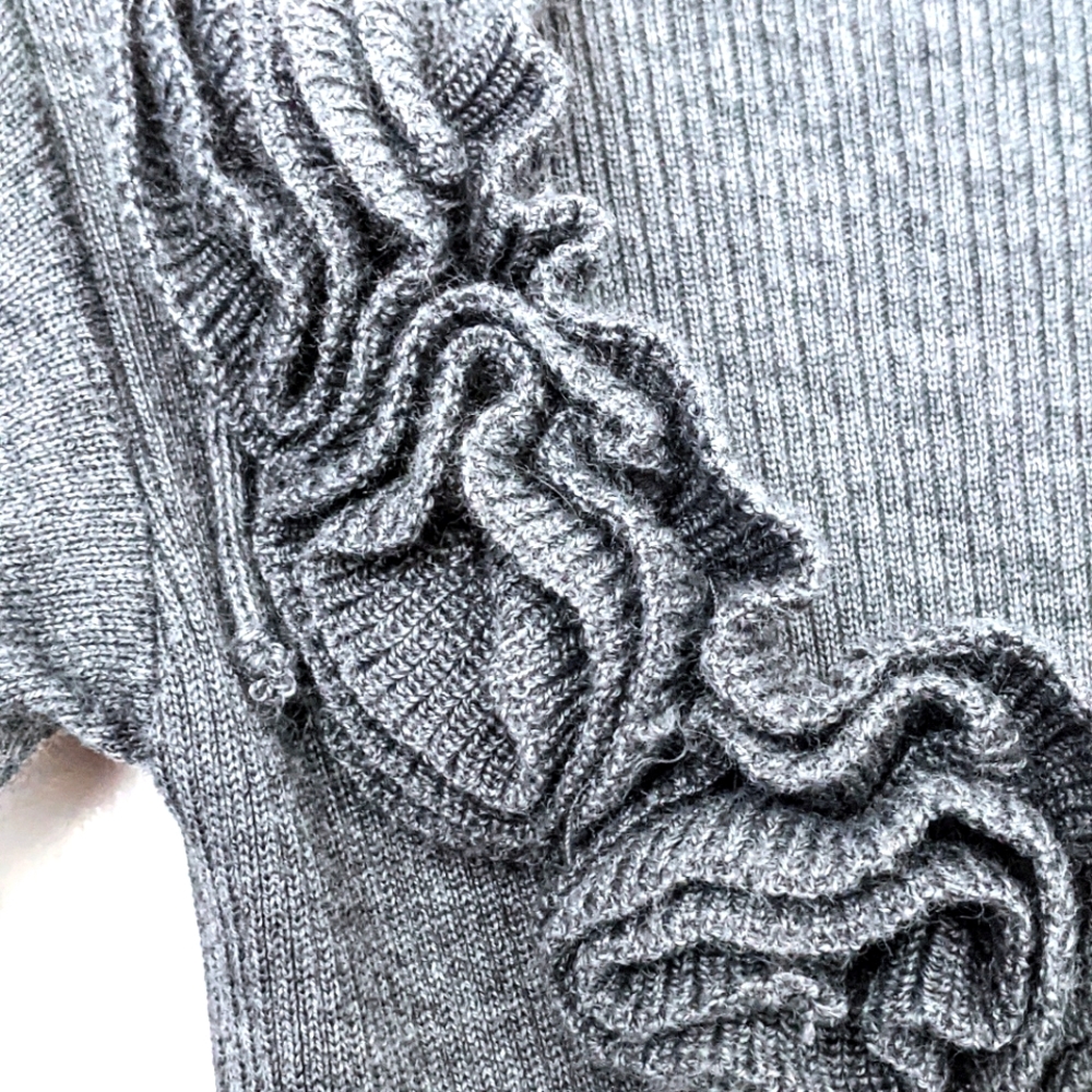 Vintage, Wool Knit Sweater Dress. Md in Italy, XS.